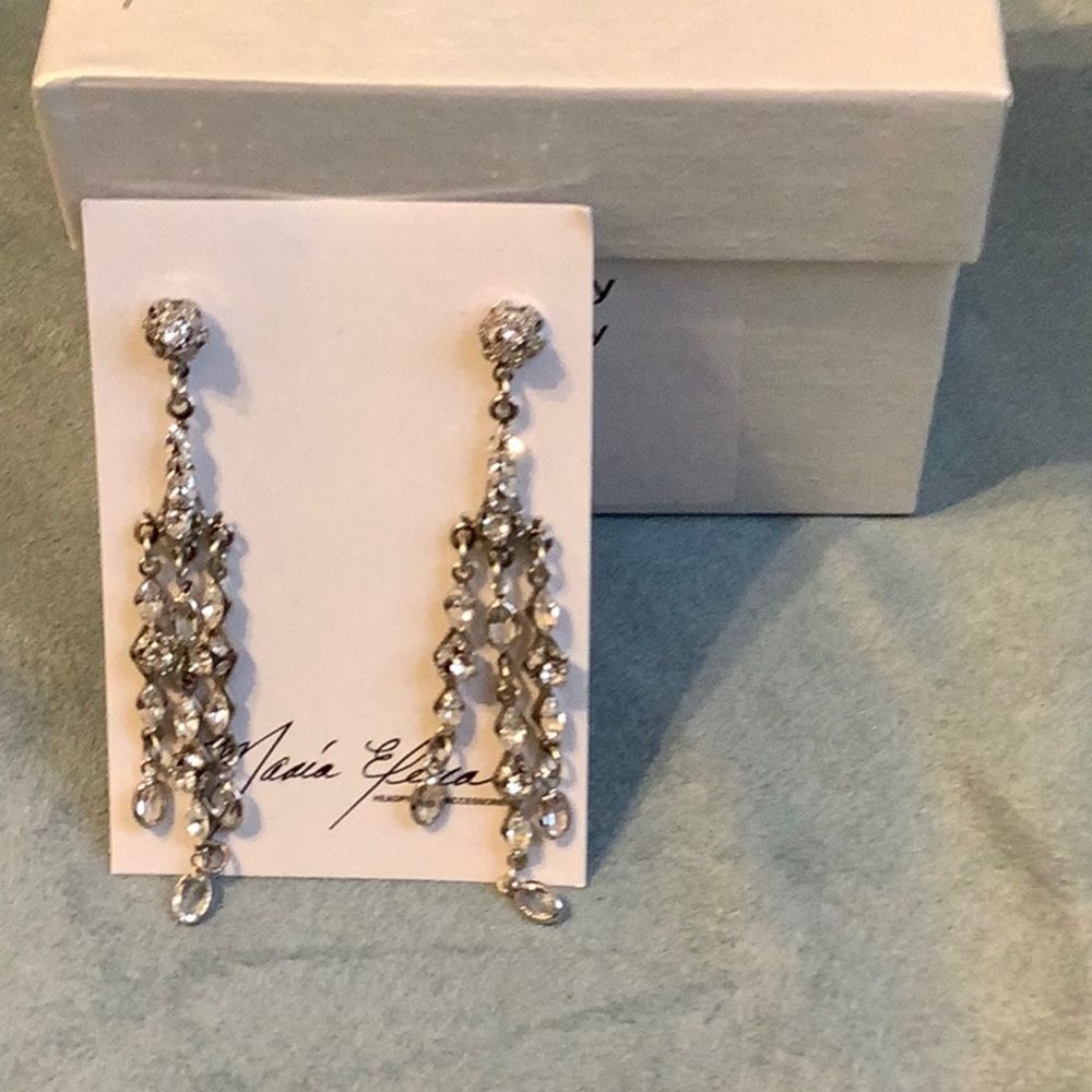 Marea Elena Earrings, Bridal, Chandelier, New in box